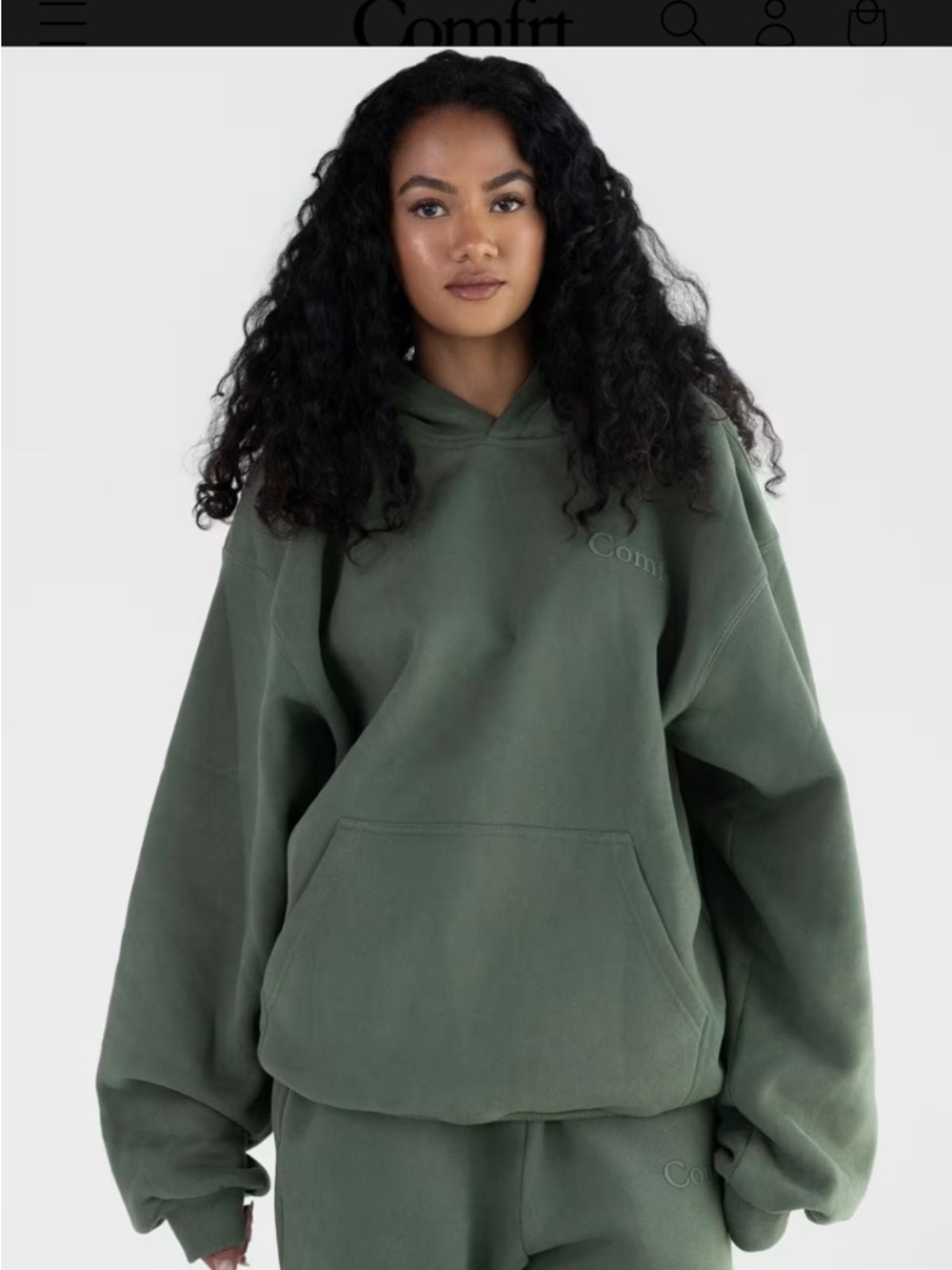 Olive Green weighted comfrt set